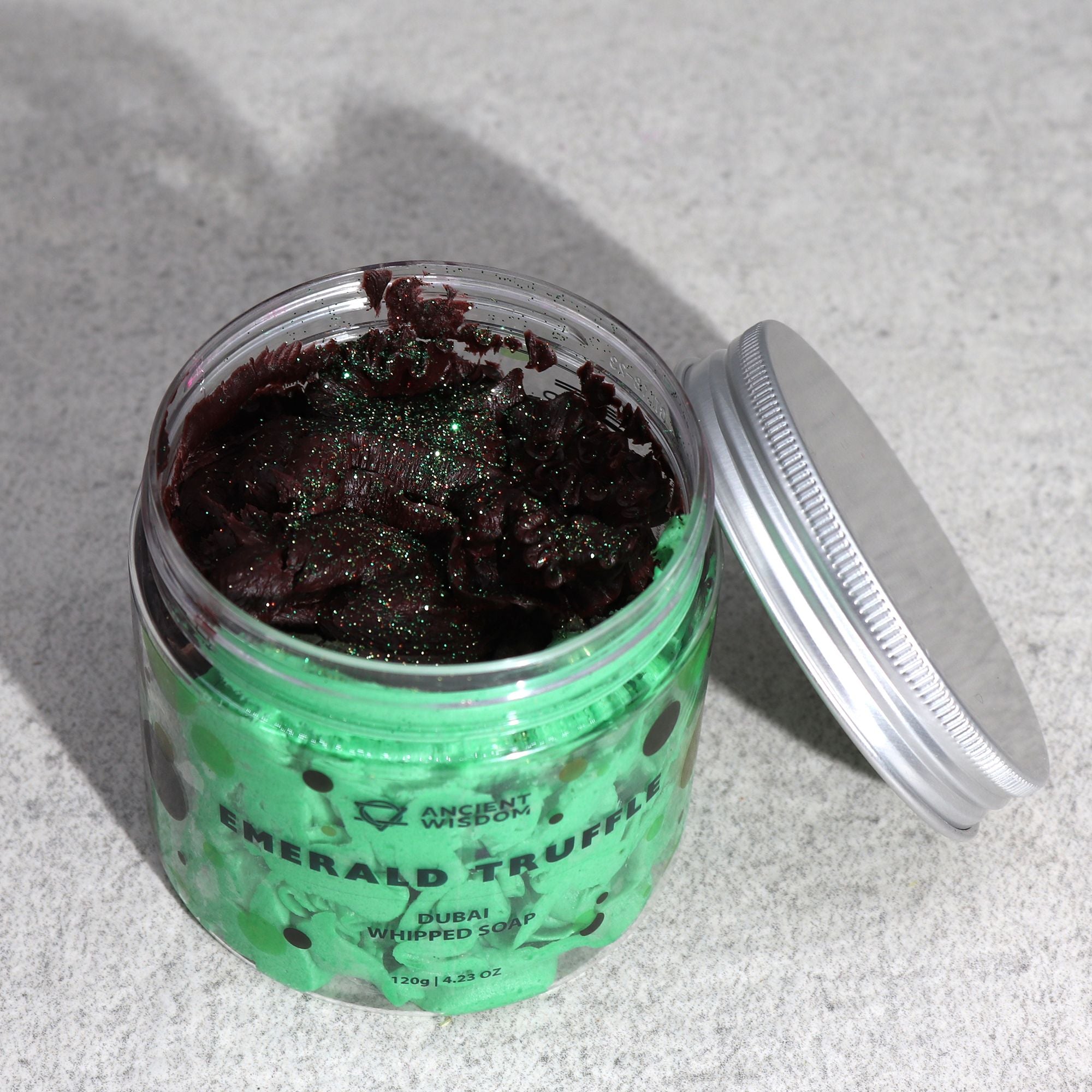 Luxurious Dubai Whipped Soap – Emerald Truffle