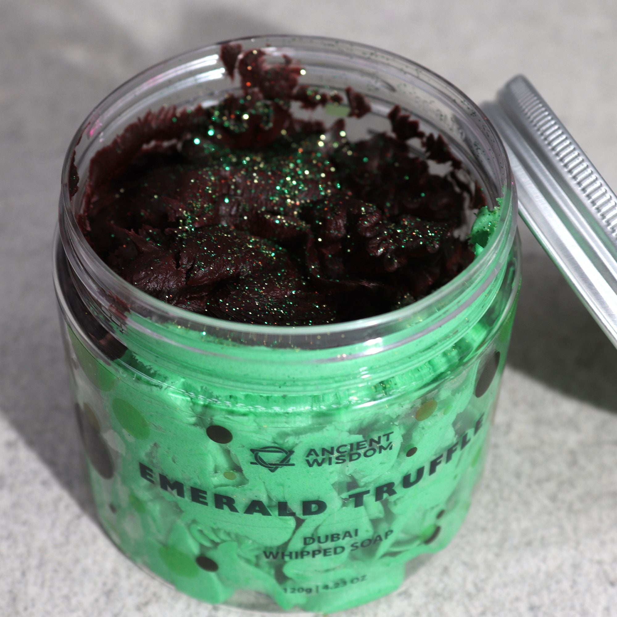 Luxurious Dubai Whipped Soap – Emerald Truffle