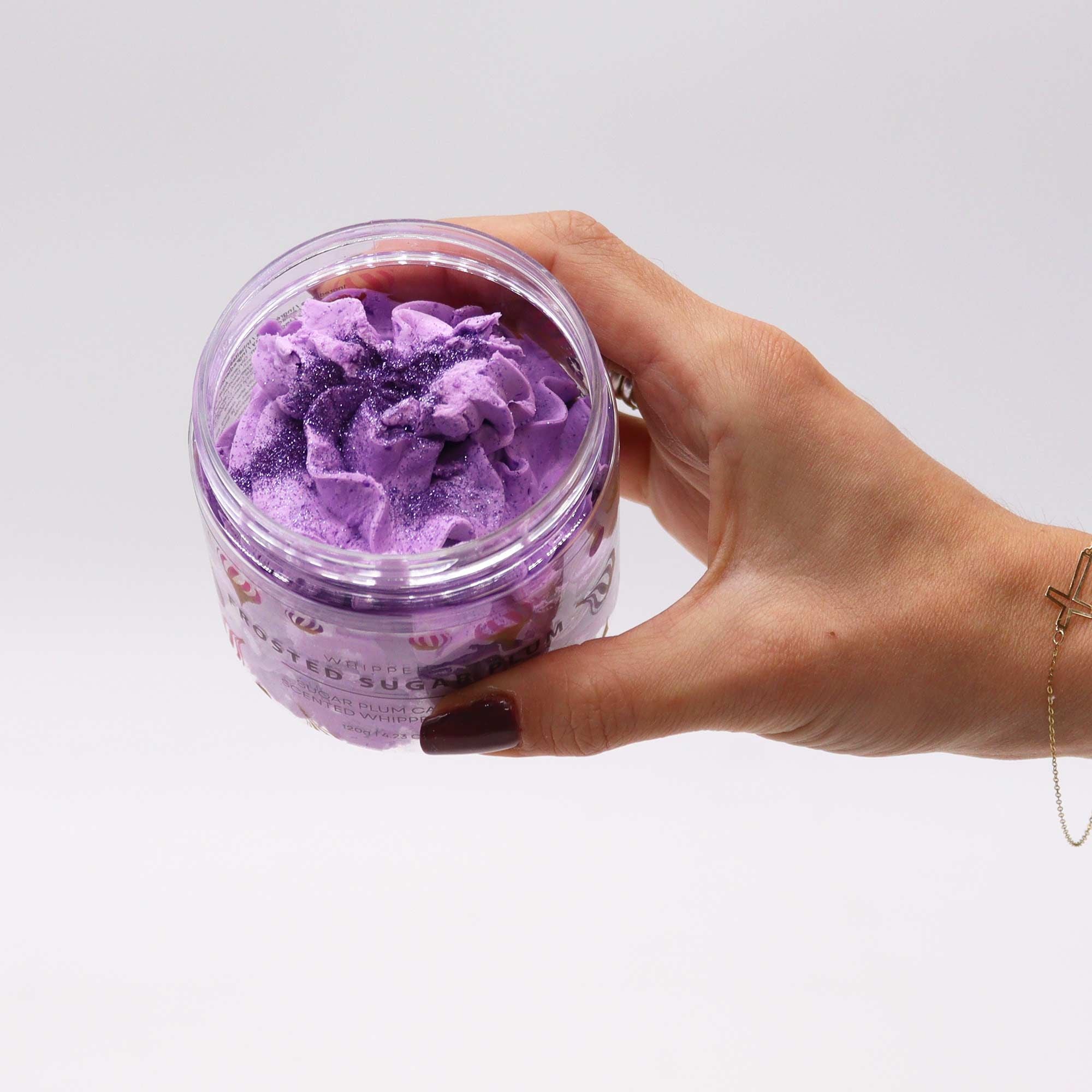 Luxurious Frosted Sugar Plum Whipped Soap