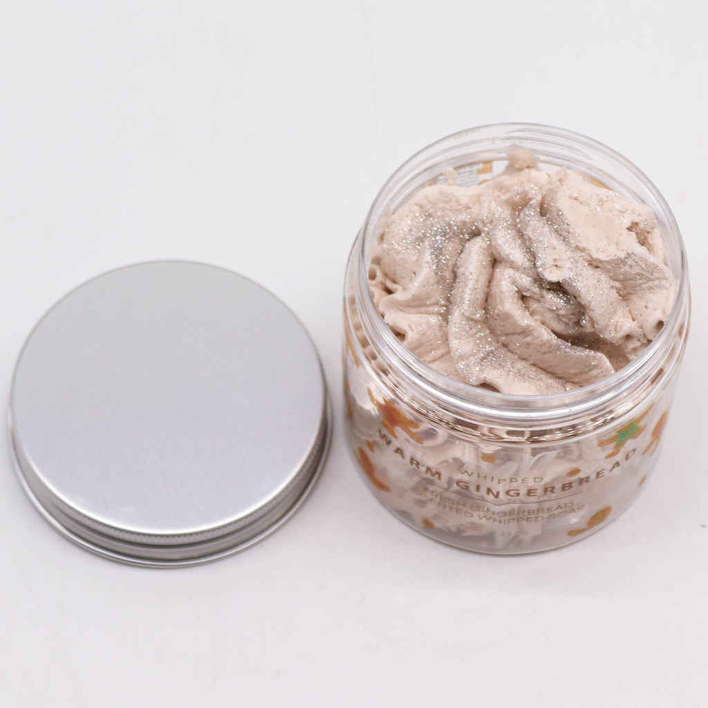 Luxurious Warm Gingerbread Whipped Soap