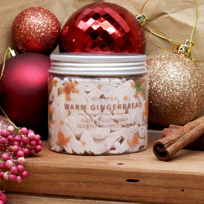 Luxurious Warm Gingerbread Whipped Soap