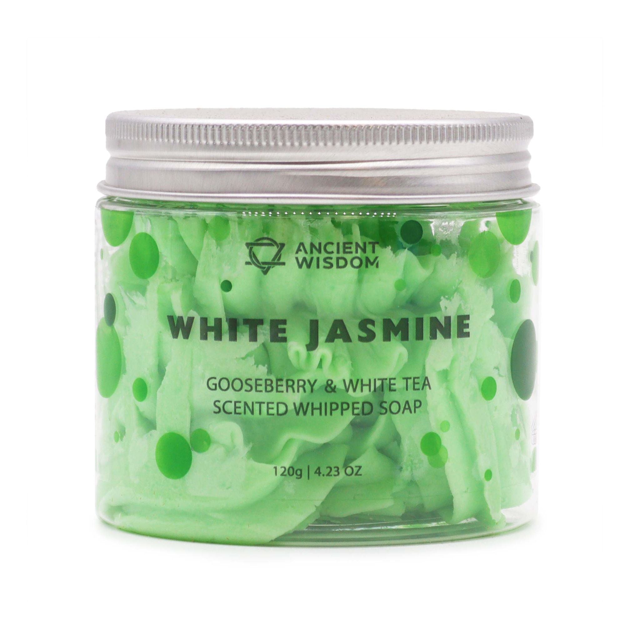 Luxurious White Jasmine Whipped Soap