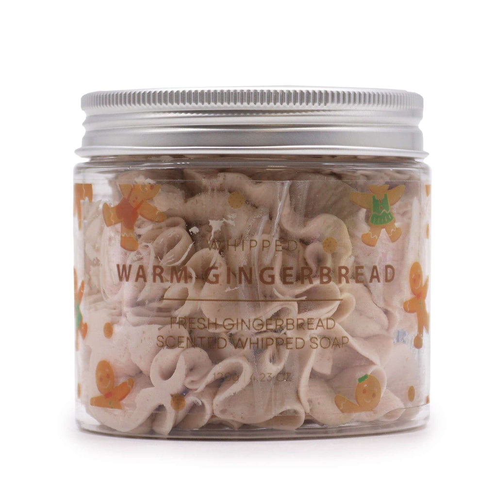 Luxurious Warm Gingerbread Whipped Soap
