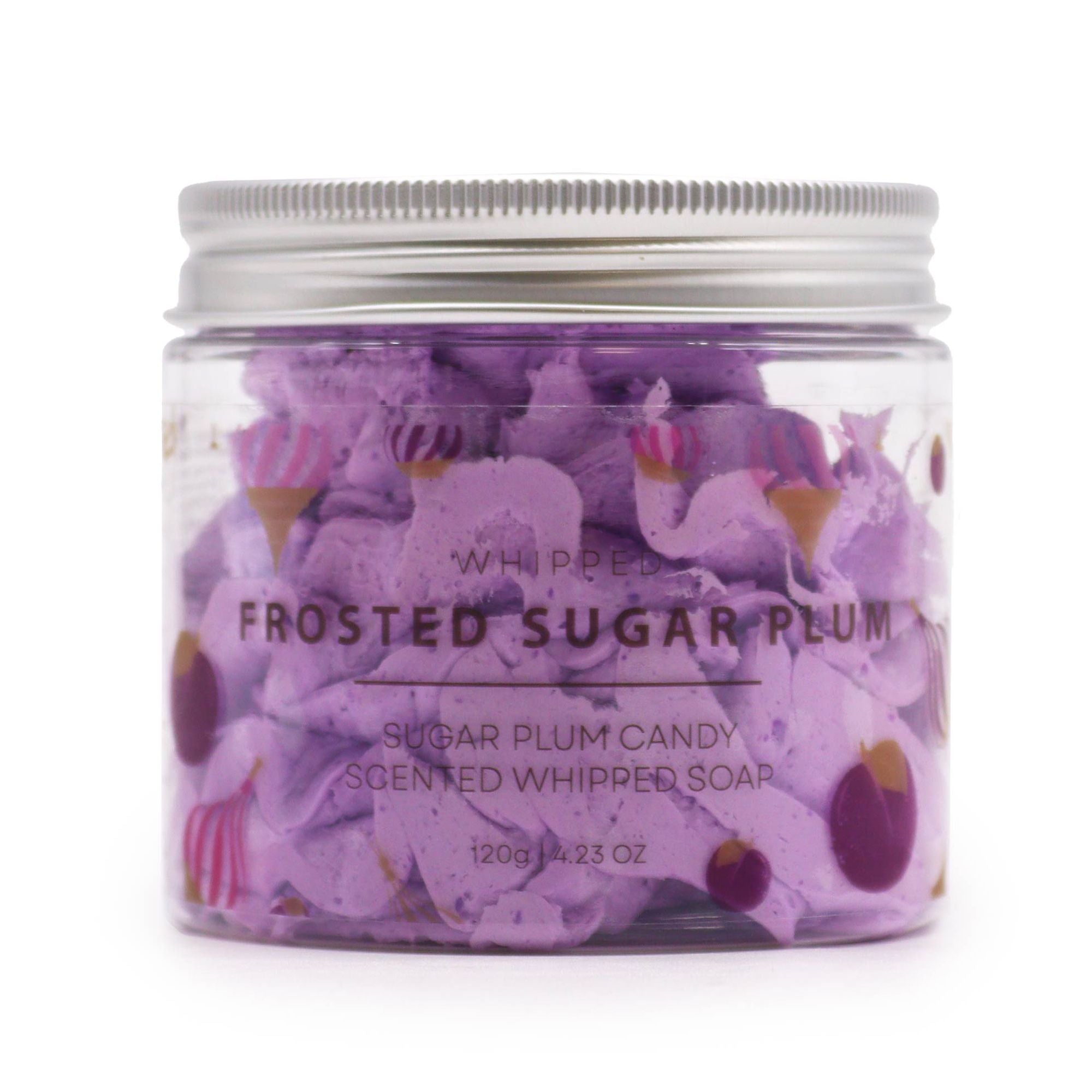 Luxurious Frosted Sugar Plum Whipped Soap