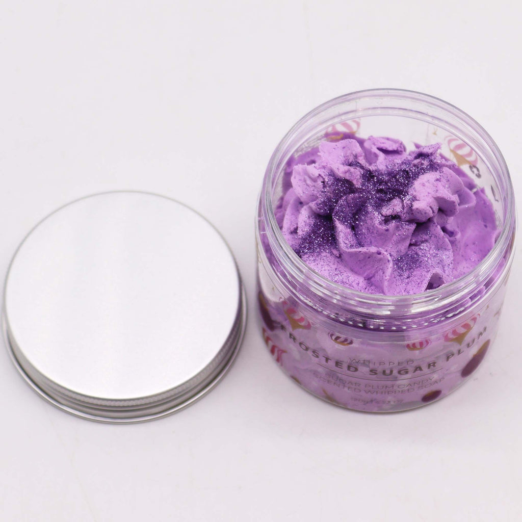 Luxurious Frosted Sugar Plum Whipped Soap