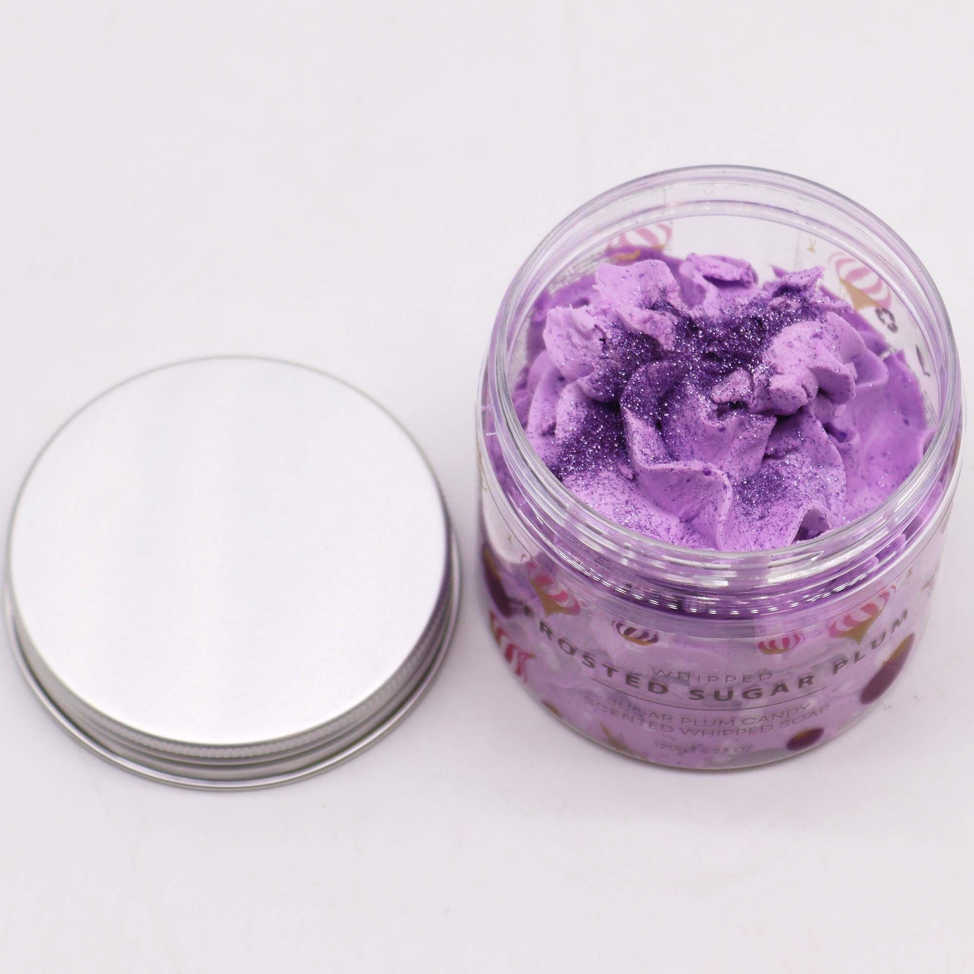 Luxurious Frosted Sugar Plum Whipped Soap