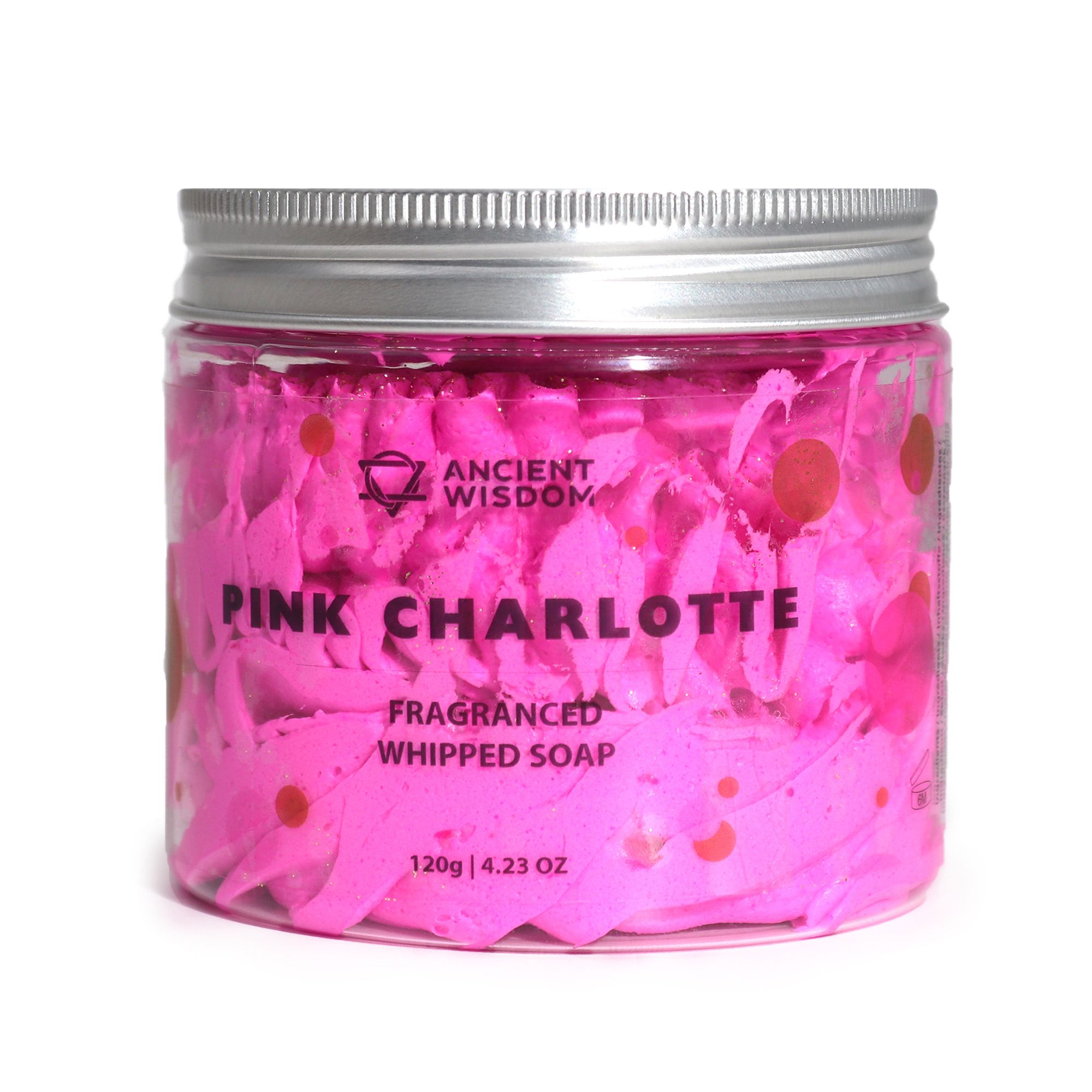 Pink Charlotte Whipped Soap 120g - Image 4